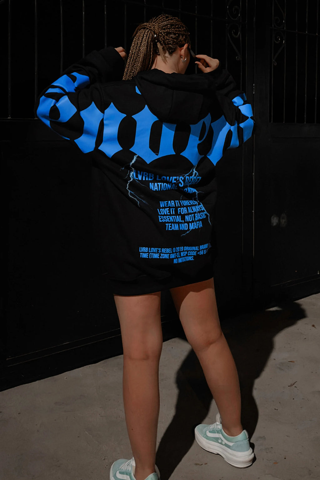 Polerón Hoodie Mafia Tendency Azul