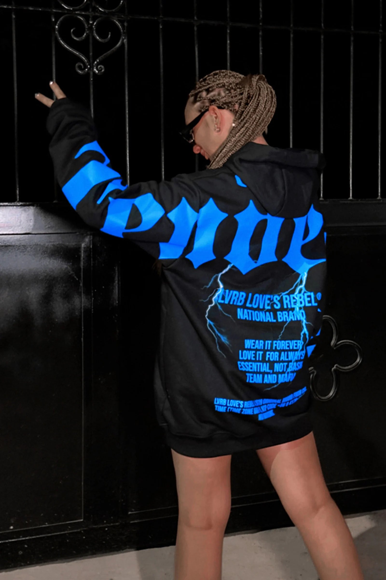Polerón Hoodie Mafia Tendency Azul