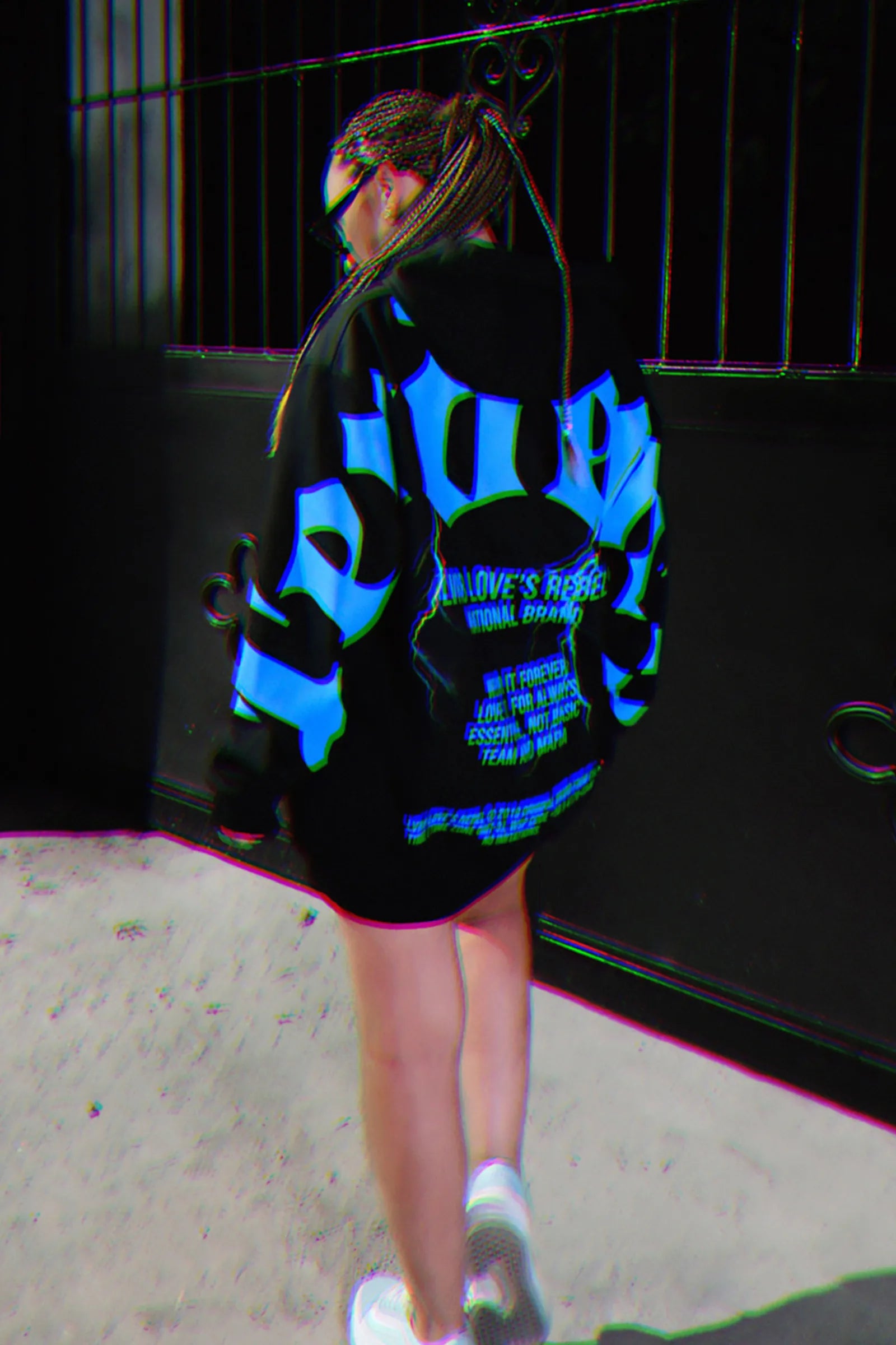 Polerón Hoodie Mafia Tendency Azul