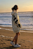 Polerón Hoodie Mafia Tendency Cream Black