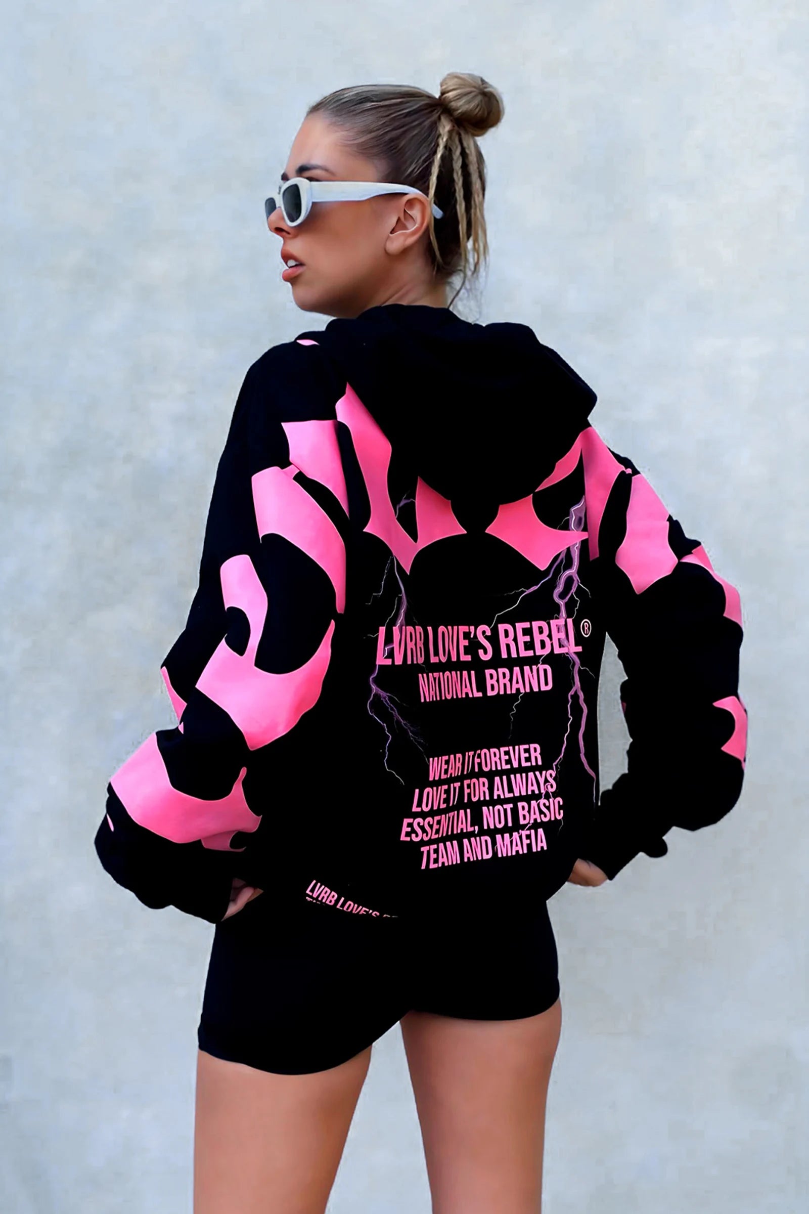 Polerón Hoodie Mafia Tendency Fucsia