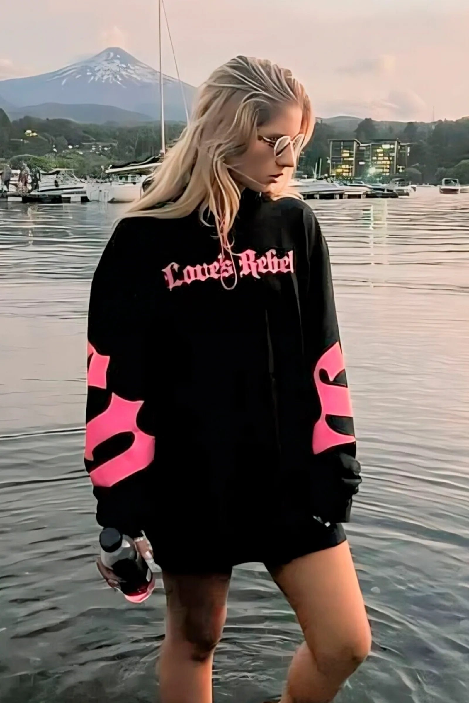 Polerón Hoodie Mafia Tendency Fucsia