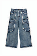 Jeans Raw Edge Acid