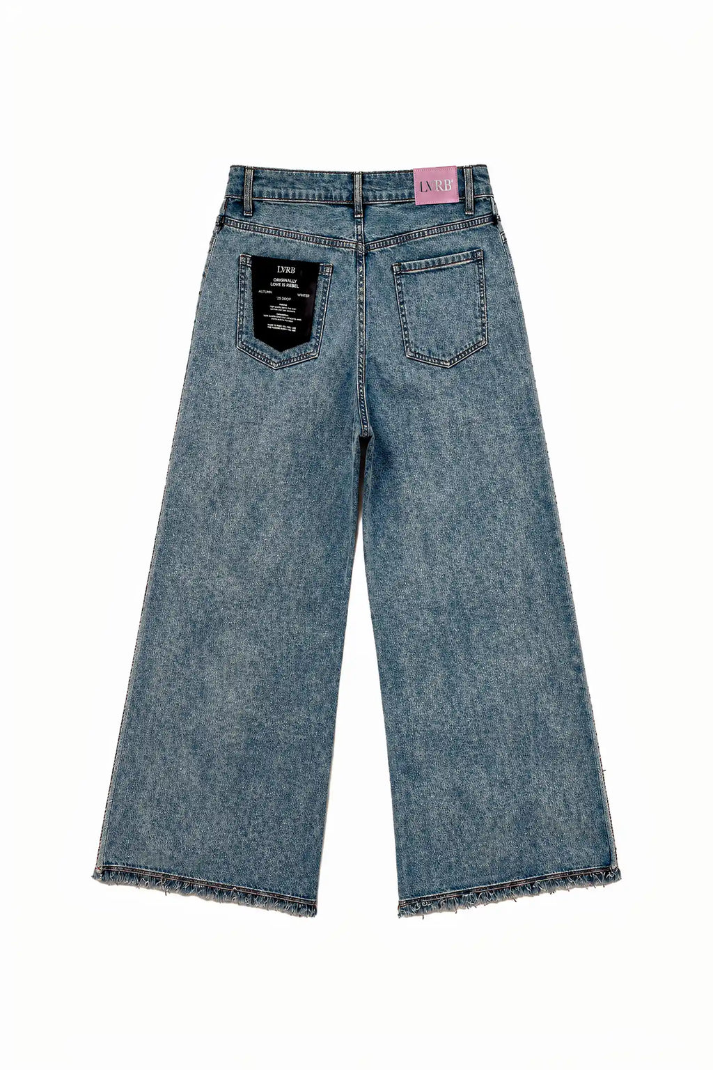 Jeans Raw Edge Acid