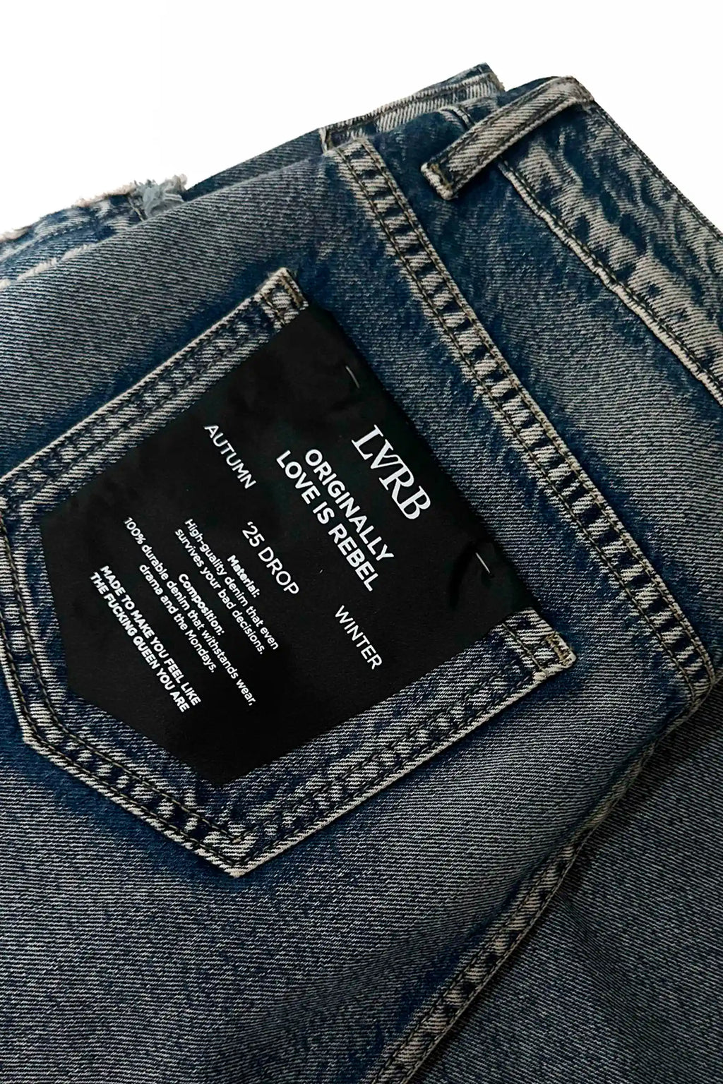Jeans Raw Edge Iron