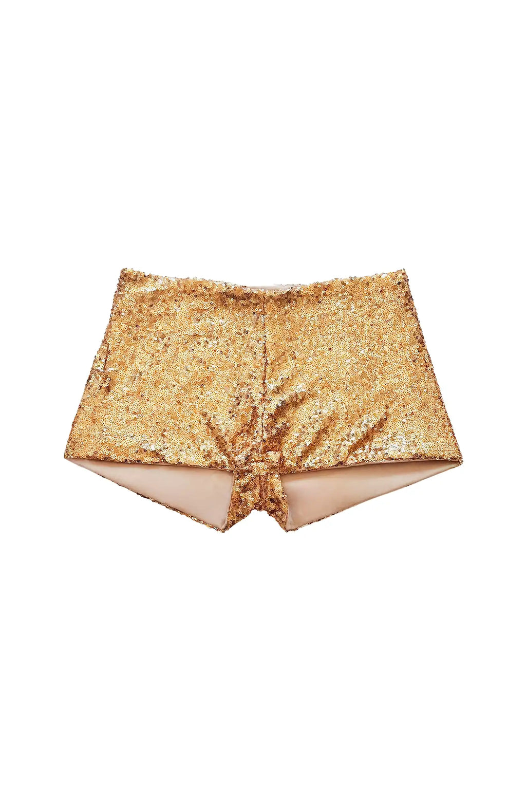Micro Short Lentejuelas Golden
