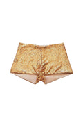 Micro Short Lentejuelas Golden