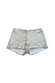 Micro Short Lentejuelas Silver