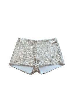 Micro Short Lentejuelas Silver