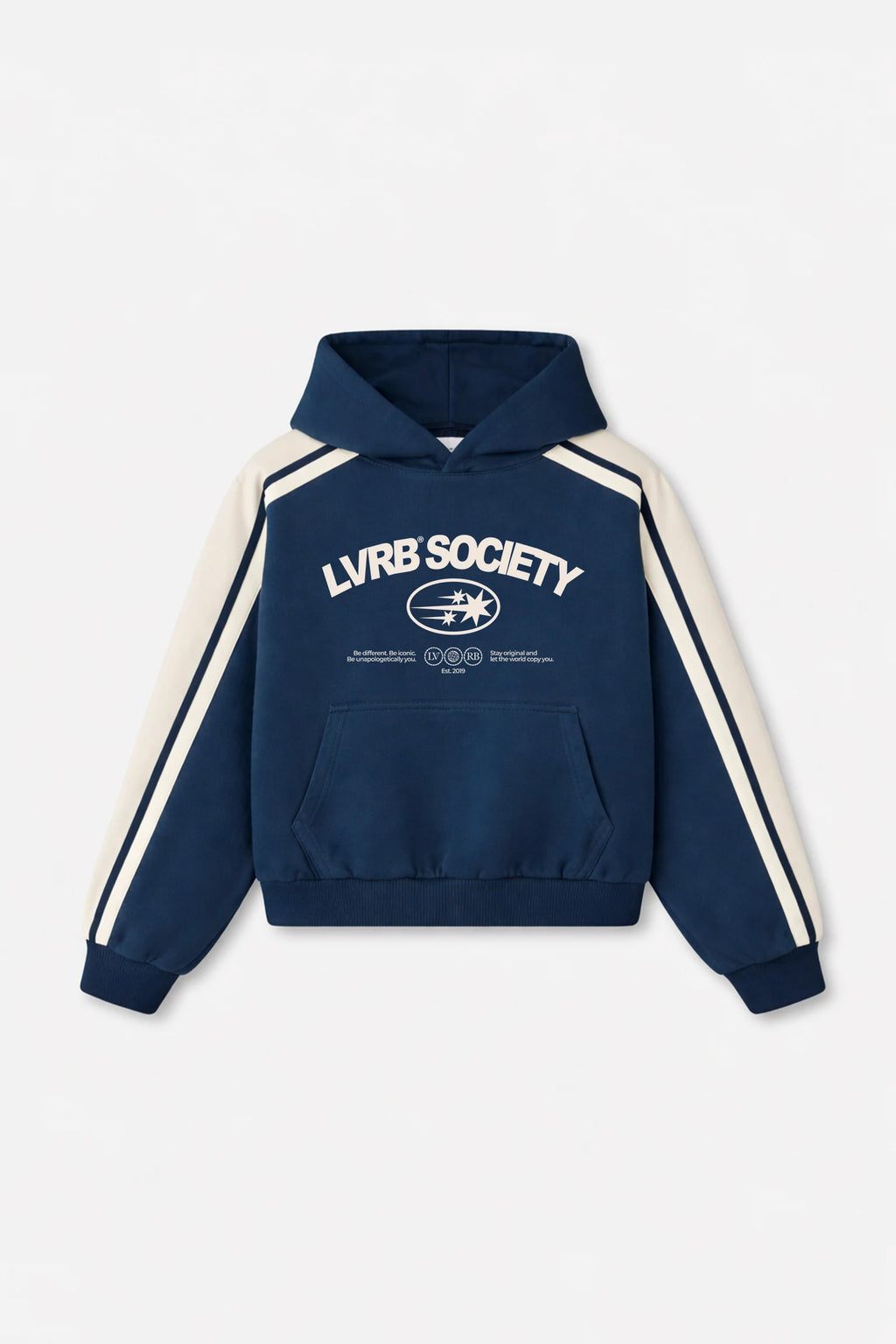 Polerón Hoodie Society Petrol Blue