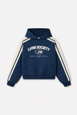 Polerón Hoodie Society Petrol Blue