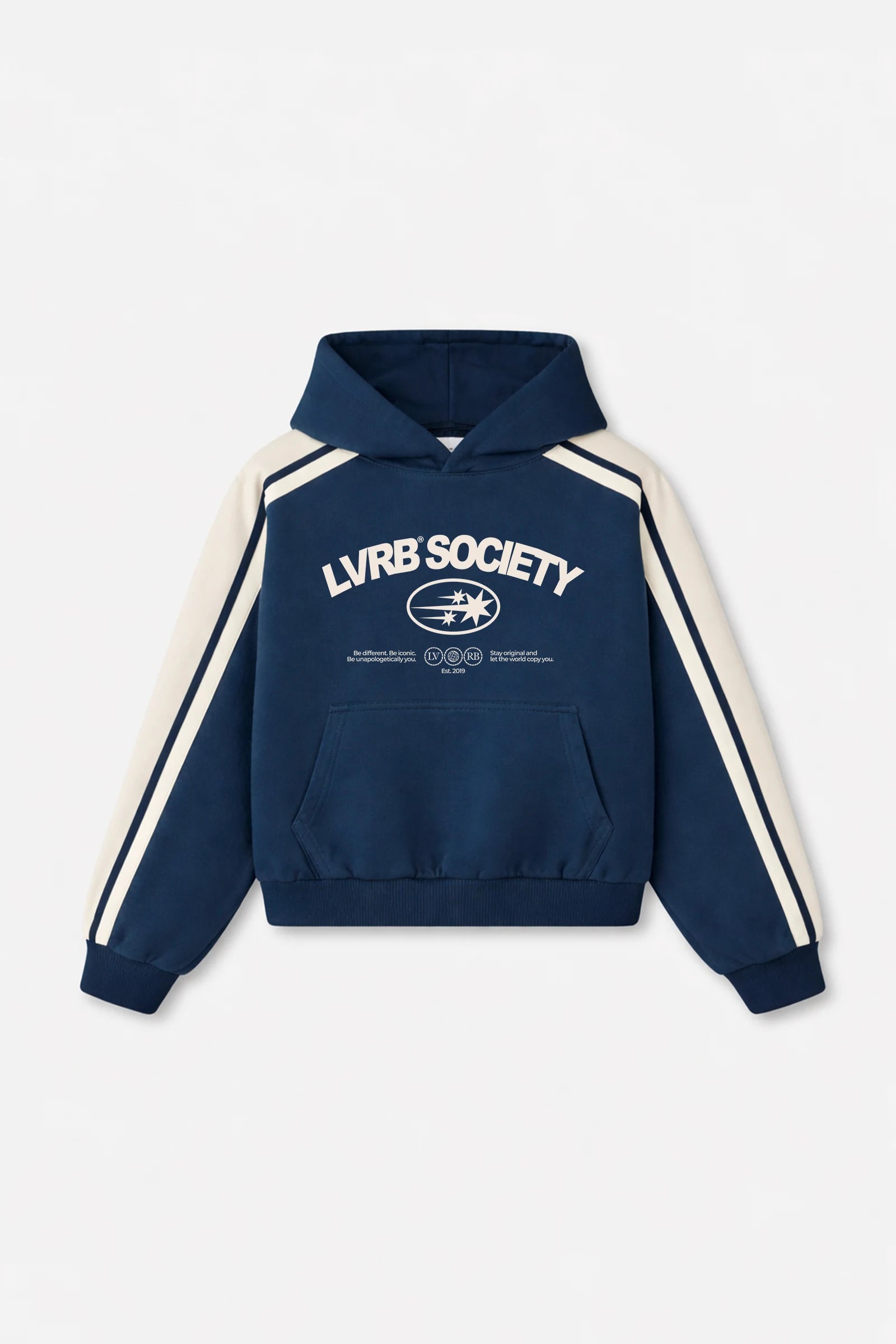 Polerón Hoodie Society Petrol Blue