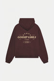 Polerón Hoodie Gossip Girls Mokka-Beige Boxy Fit