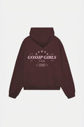 Polerón Hoodie Gossip Girls Mokka-Pink Boxy Fit