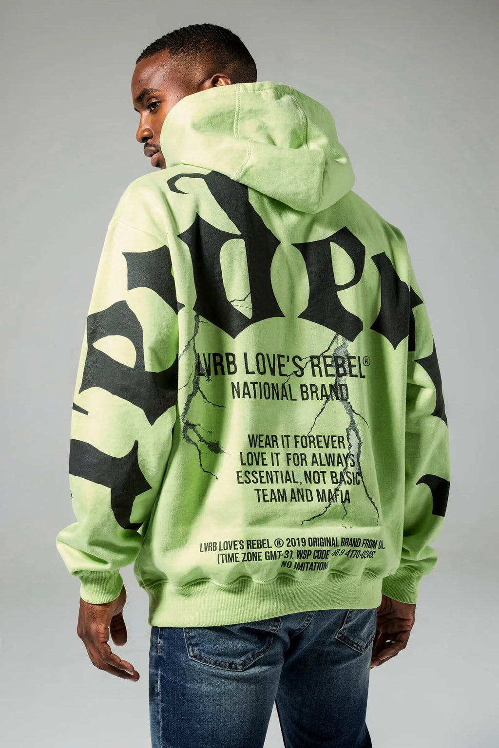 Polerón Hoodie Mafia Tendency Apple Black