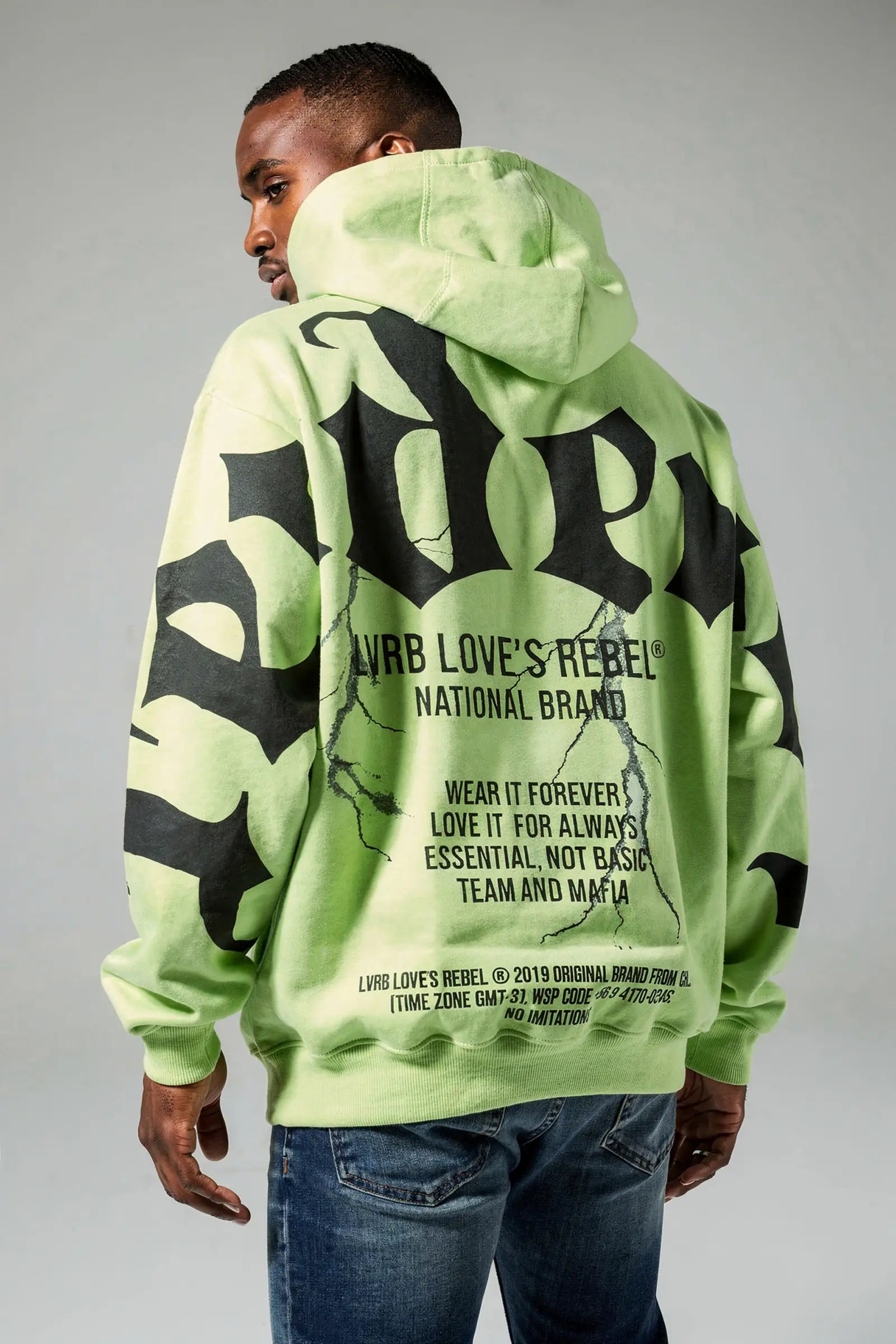 Polerón Hoodie Mafia Tendency Apple Black