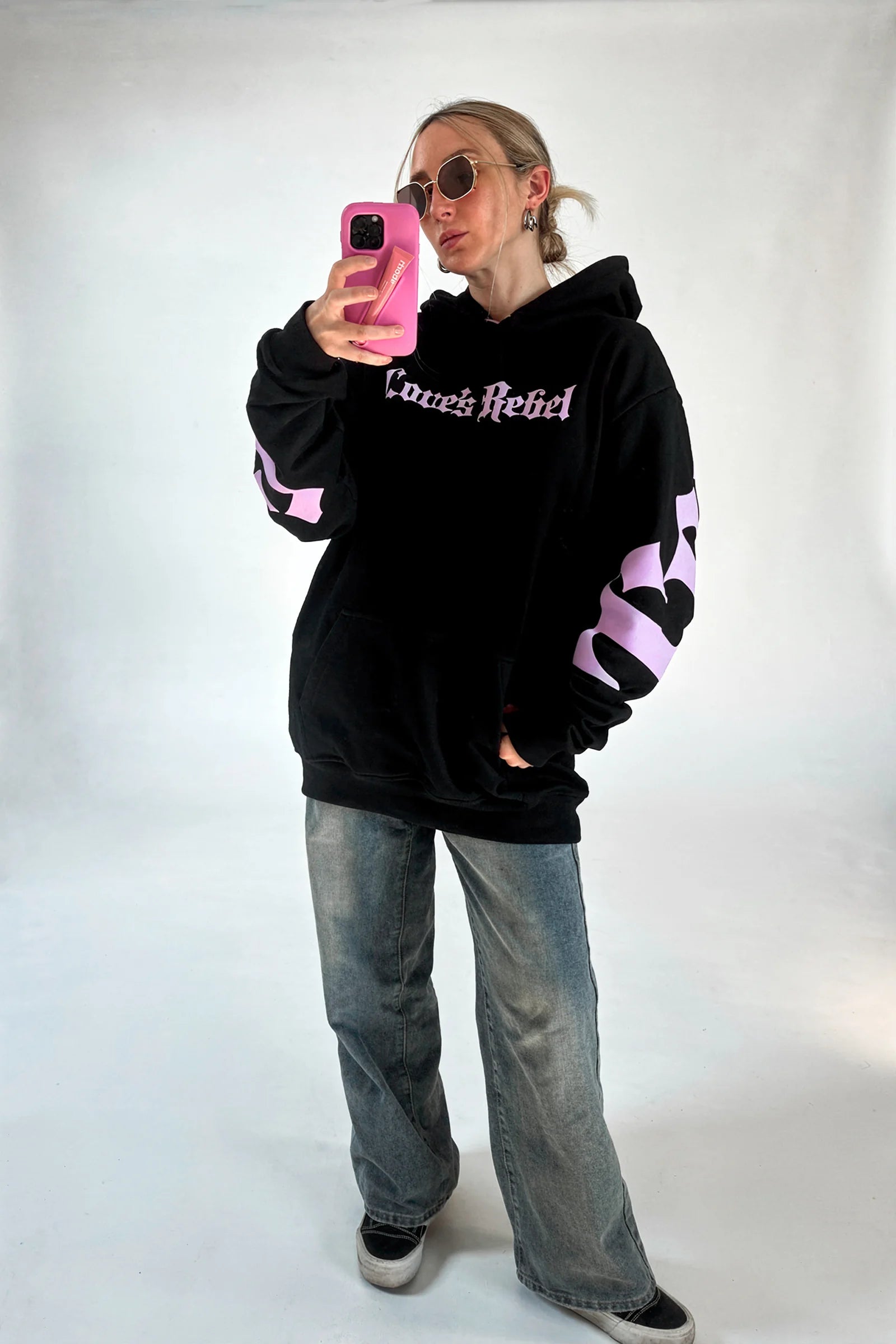 Polerón Hoodie Mafia Tendency Lila