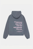 Polerón Hoodie Mercury Grey Pink Boxi Fit