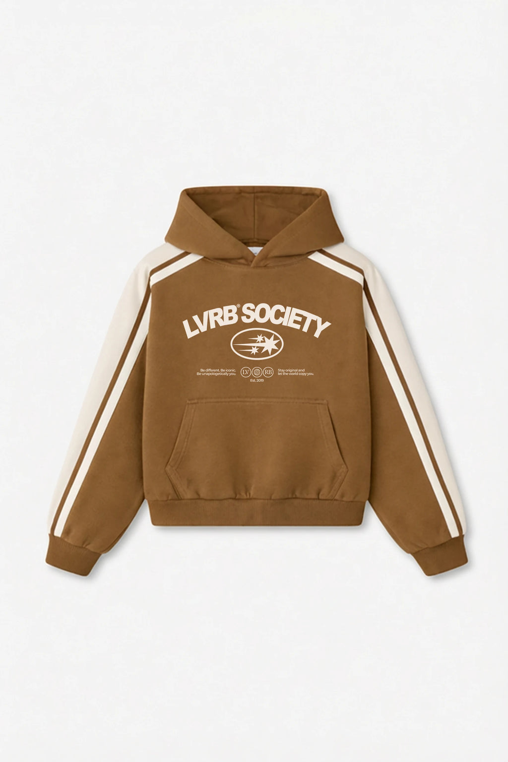 Polerón Hoodie Society Mokka Milk