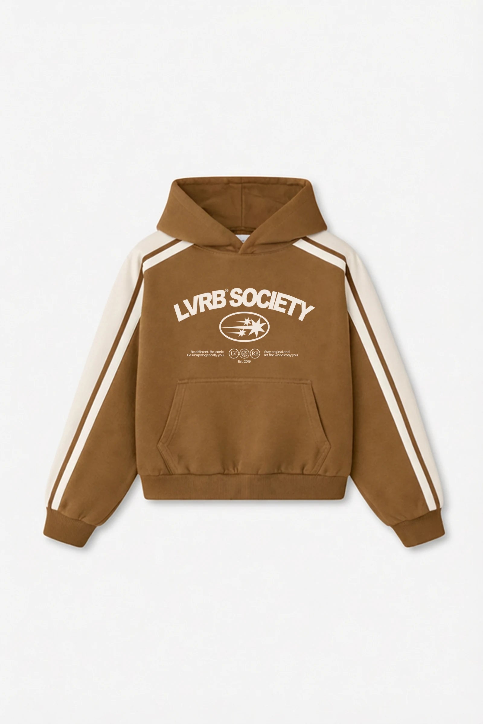 Polerón Hoodie Society Mokka Milk