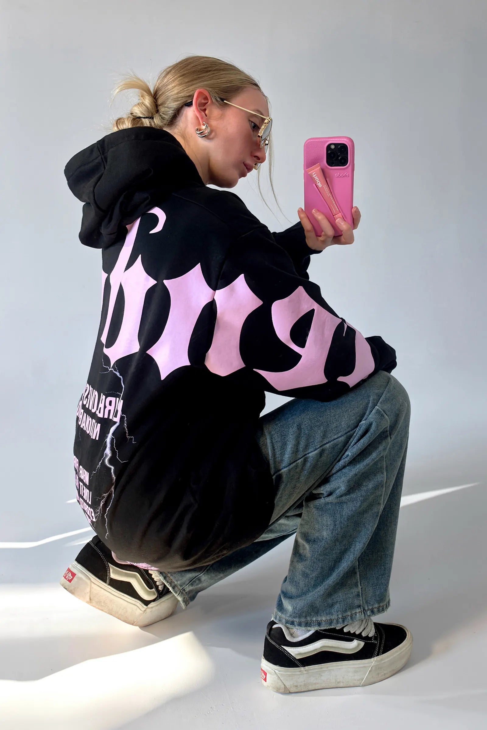 Polerón Hoodie Mafia Tendency Lila