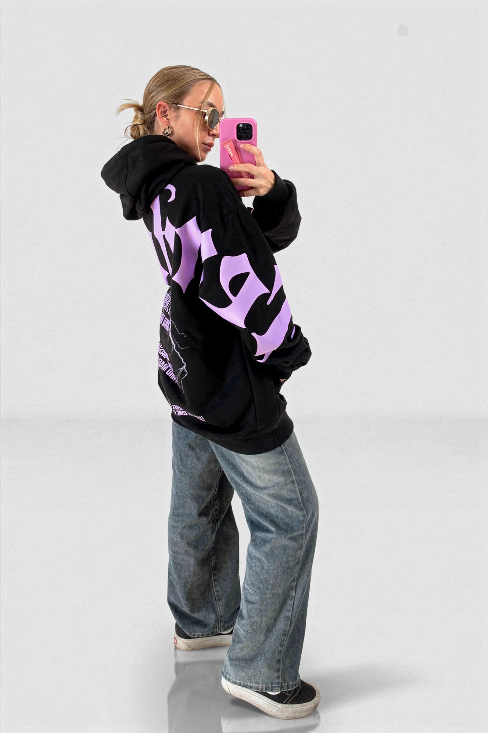 Polerón Hoodie Mafia Tendency Lila